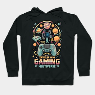 Controller of the Gaming Multiverse futuristic Space themed Gaming #2 Hoodie